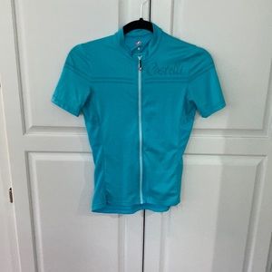 Women’s Castelli Cycling Jersey.  Turquoise. XS.